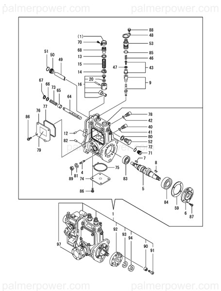 Order YANMAR 119415-51710 Gasket, Pump