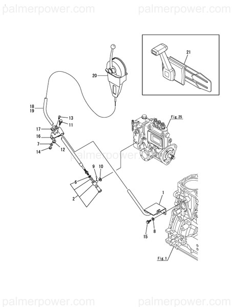 Order YANMAR 129271-67100 Bracket, Governor