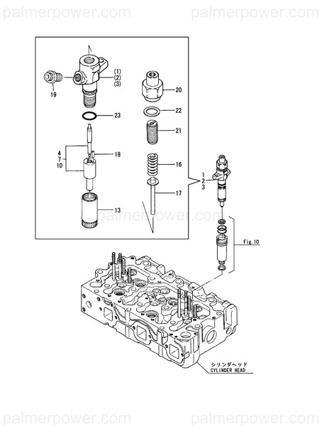 Order YANMAR 103200-53210 Pin, Positioning
