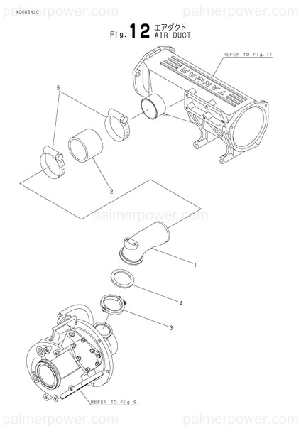 Order YANMAR 127687-18910 Clip, Hose