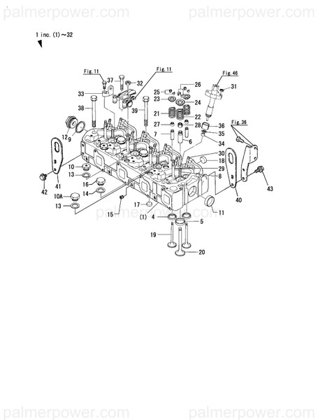 Order YANMAR 127610-11150 Guide, Valve
