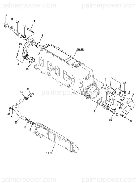 Order YANMAR 119578-49250 Hose, Pump Inlet