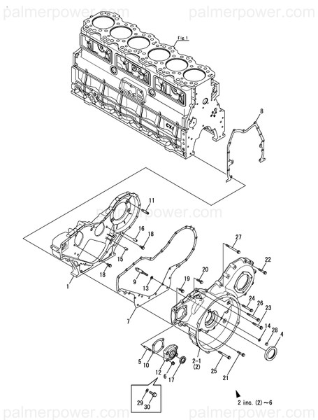 Order YANMAR 127677-01530 Gasket, Case Cover