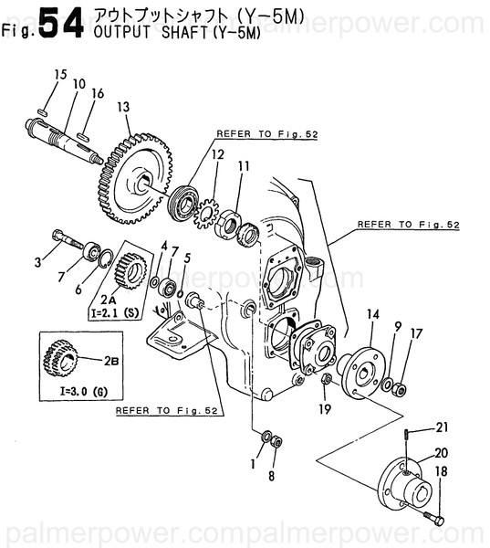 Order YANMAR 122410-83460 Nut, Shaft