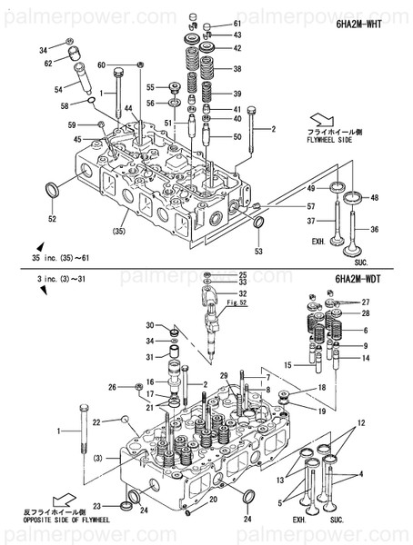Order YANMAR 126650-11840 Gasket, Valve T=1.5