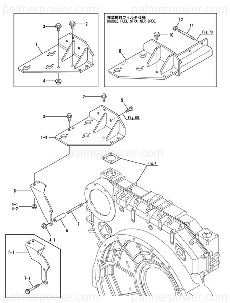 Order YANMAR 26216-101002 Stud, M10X100