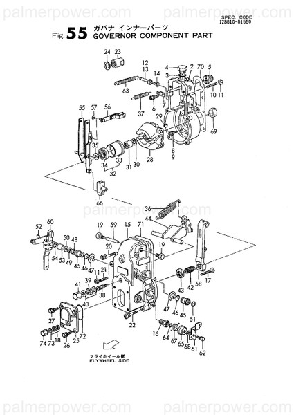 Order YANMAR X1541502900 Spring, Governor