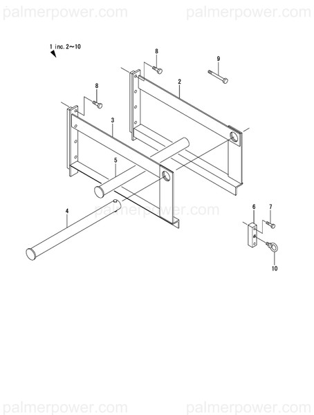 Order YANMAR 26206-121104 Bolt, M12X110 Plated