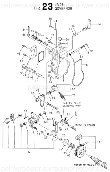 Order YANMAR 171488-61440 Lever, Control