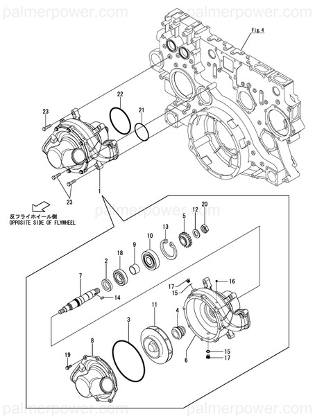 Order YANMAR 22252-001100 Ring, 110