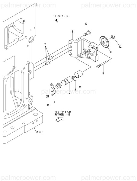Order YANMAR 26356-160002 Nut, M16