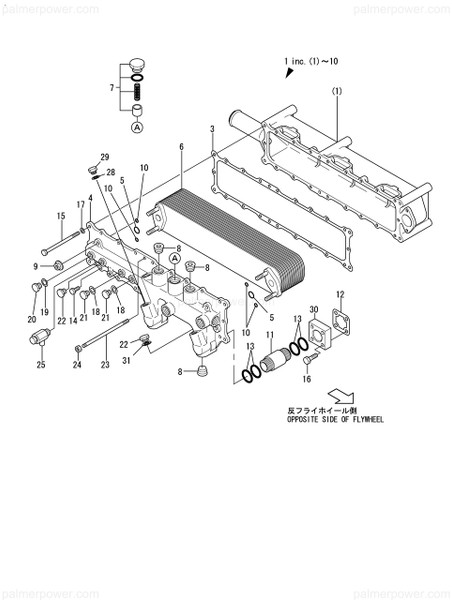 Order YANMAR 125613-35310 Valve Set, Relief