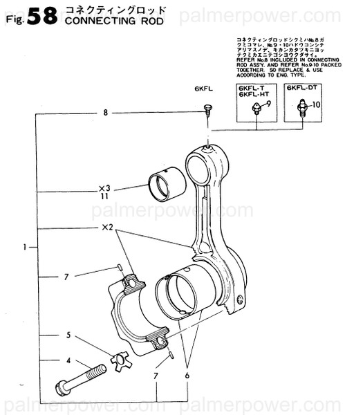 Order YANMAR 135605-23300 Metal, Crank Pin