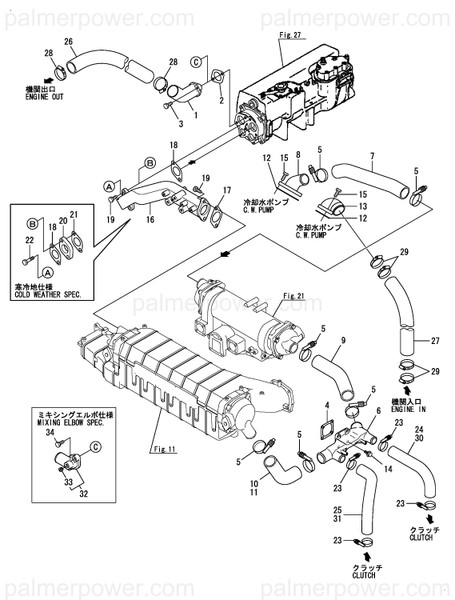 Order YANMAR 126677-49570 Hose, Rubber