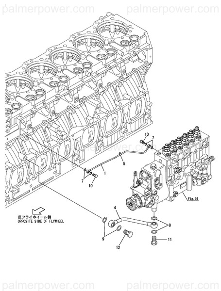 Order YANMAR 148620-39281 Pipe, Oil Return