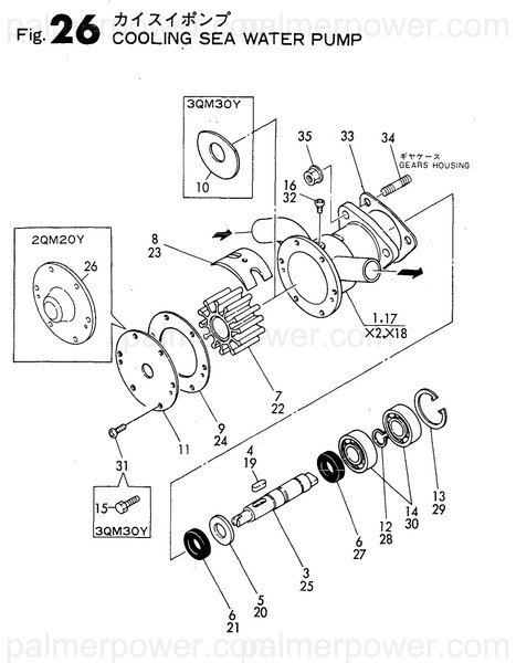 Order YANMAR 145410-46130 Plate, Wear B