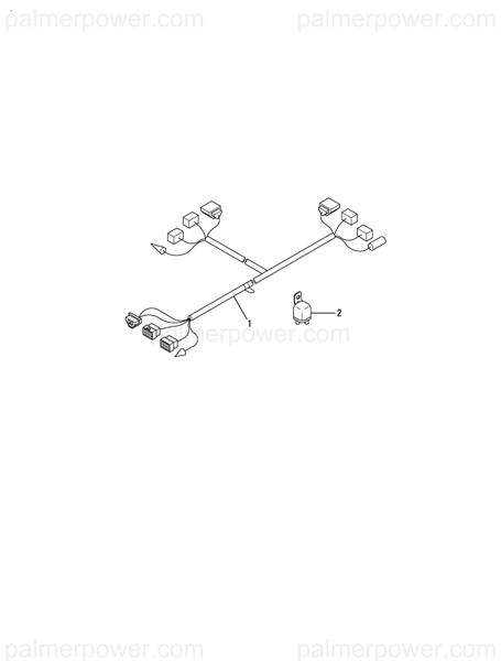 Order YANMAR 164100-23700 Harness, Dual Panel