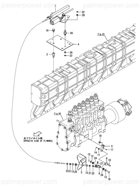 Order YANMAR 124411-67830 Stopper Assy, Engine