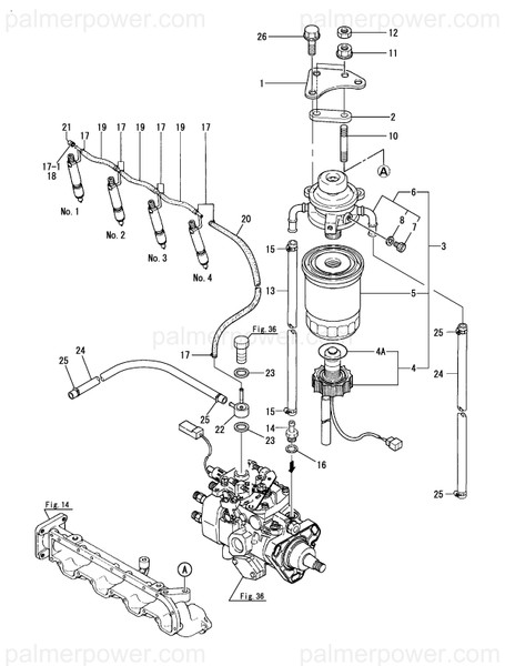 Order YANMAR 129673-59121 Pipe, 8X2Bx16.8X265