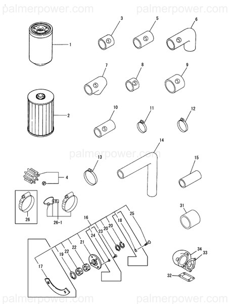 Order YANMAR 127695-35160 Filter, Oil