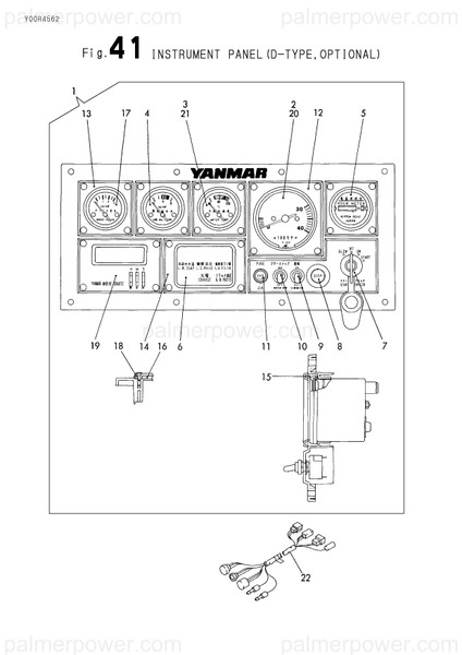 Order YANMAR 127620-91730 Plate, Mounting