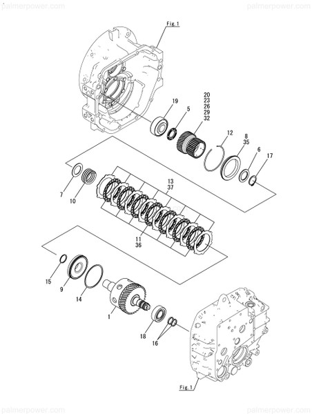 Order YANMAR 24142-322050 Bearing, 32205H