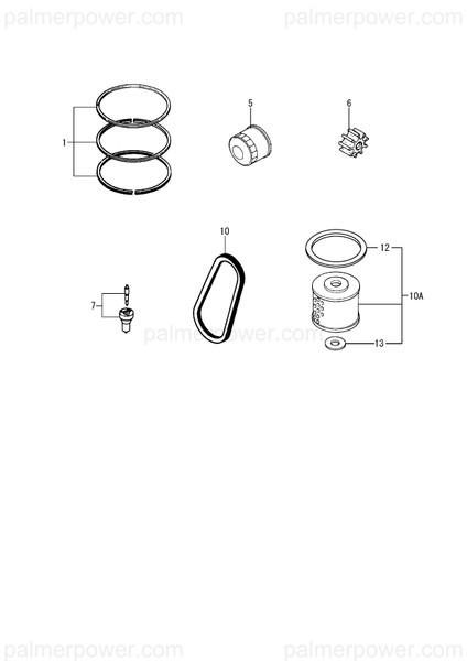 Order YANMAR 129690-22511 Ring Set, Piston