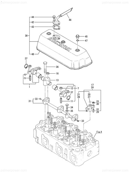 Order YANMAR 127616-11340 Gasket, Bonnet