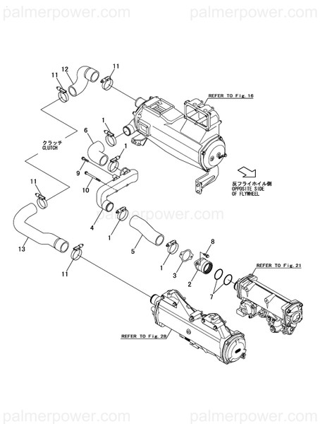 Order YANMAR 127677-49720 Hose, Cooler