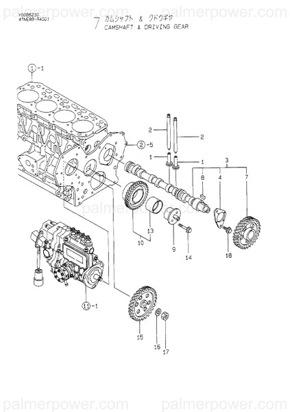 Order YANMAR 129150-25900 Gear, Pump