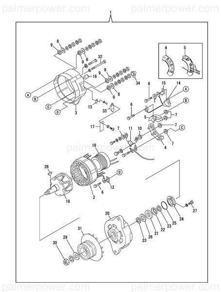 Order YANMAR X123902580 Lamp Assy, Charging