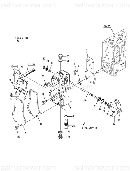 Order YANMAR 148640-61070 Gasket, Case