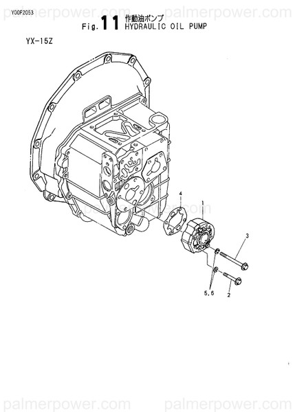 Order YANMAR 26106-080552 Bolt, M8X 55 Plated