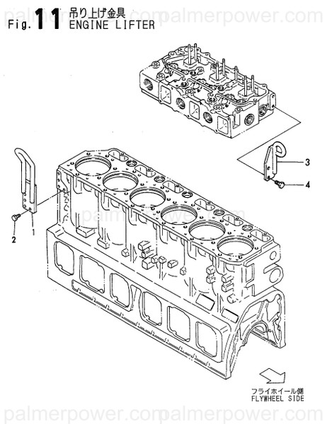 Order YANMAR 26116-120282 Bolt, M12X 28 Plated