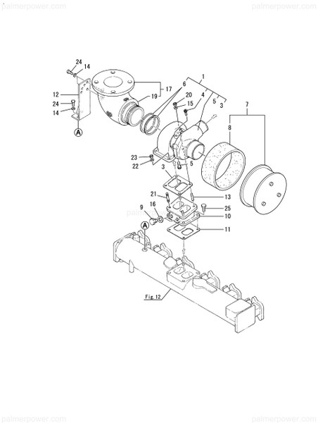 Order YANMAR 26450-100252 Bolt, M10X 25