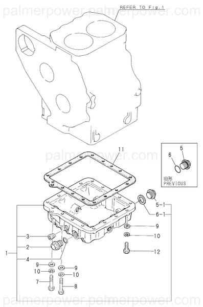 Order YANMAR 26116-060702 Bolt, M6X 70 Plated