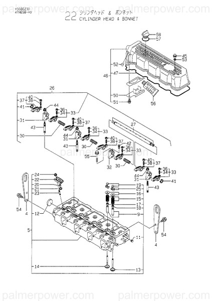 Order YANMAR 26577-040162 Screw, M4X16