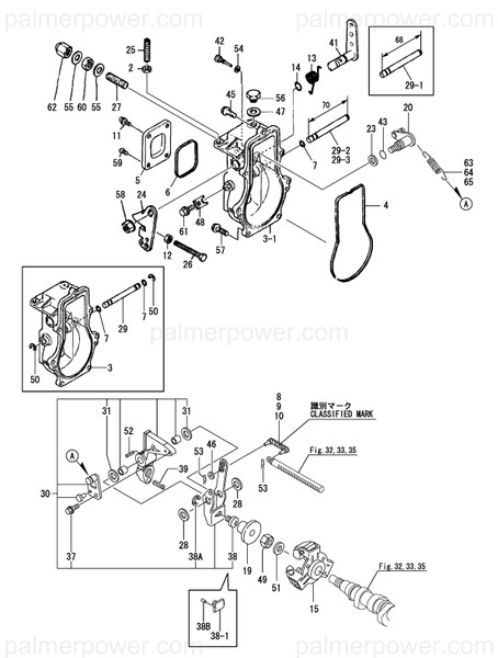 Order YANMAR 129100-61821 Spring, Return