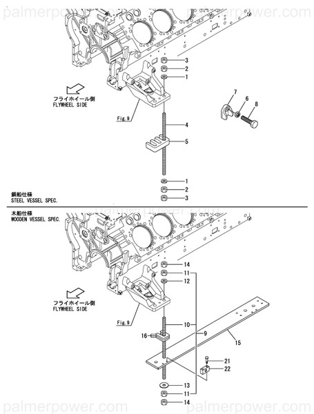 Order YANMAR 26756-200002 Nut, Lock M20