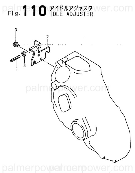 Order YANMAR 121575-66800 Screw, Adjusting 6