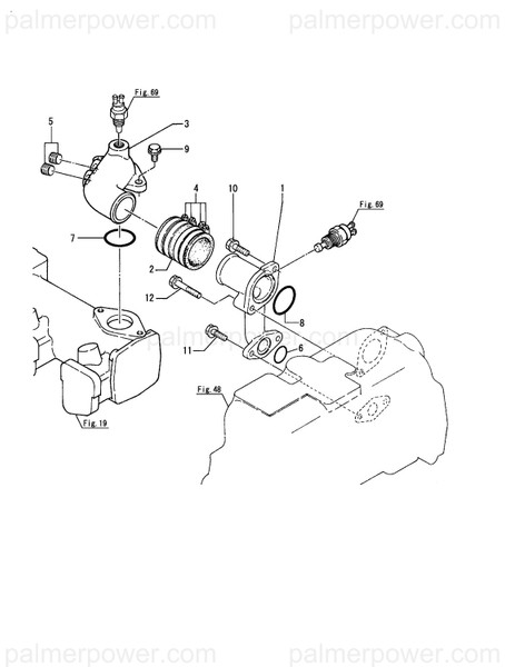 Order YANMAR 24311-000380 O-Ring, 1Ap38.0