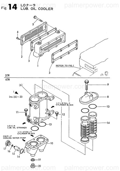 Order YANMAR 26106-100552 Bolt, M10X 55 Plated