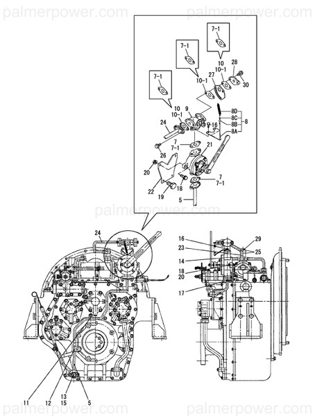 Order YANMAR 26116-100752 Bolt, M10X 75 Plated