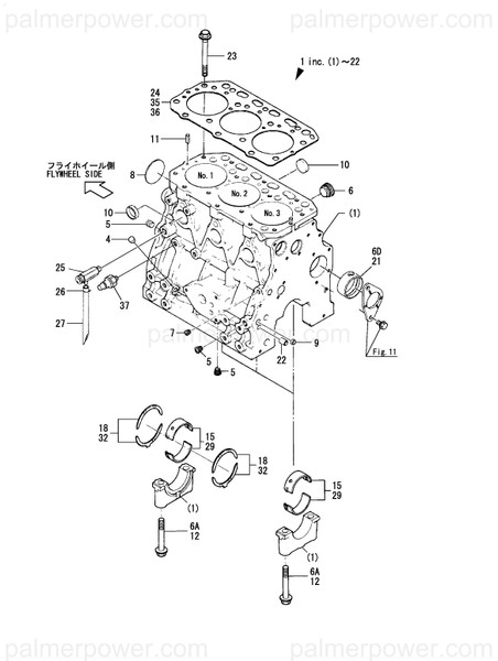 Order YANMAR 27225-100140 Plug, 10X14