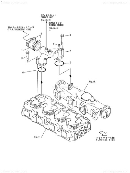 Order YANMAR 26116-120652 Bolt, M12X 65 Plated
