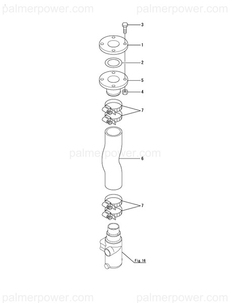 Order YANMAR 23438-050000 Gasket, 5K50X1.5