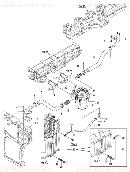 Order YANMAR 148628-35321 Gasket, Strainer