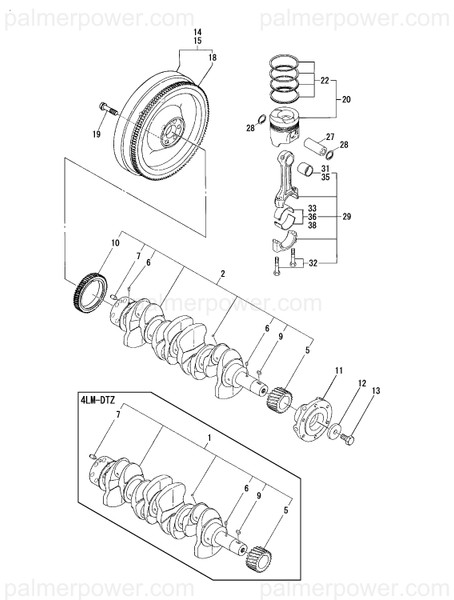 Order YANMAR 121850-21200 Gear, Crankshaft