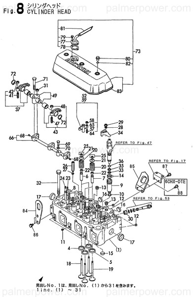 Order YANMAR 127616-11110 Valve, Exhaust