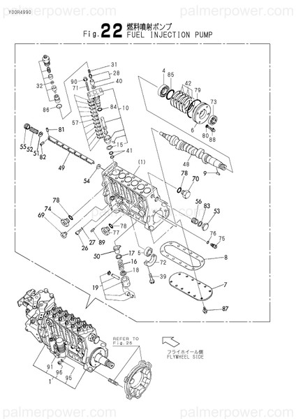Order YANMAR 26450-060402 Bolt, M6X 40